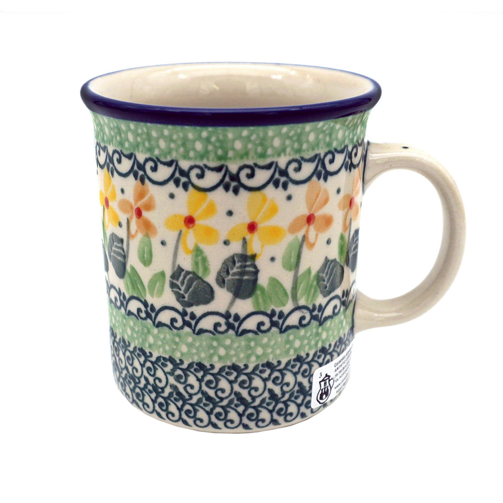 2 oz Espresso Cup Ceramika Artystyczna H1609J – Polish Pottery Sales
